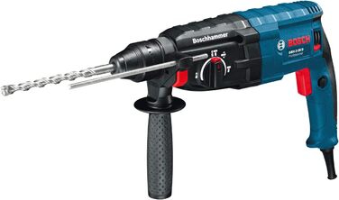 Перфоратор Bosch Professional GBH 2-28 F (у комплекті з додатковою ручкою, обмежувачем глибини 210 мм, машинною шкуркою, вставкою L-BOXX, L-BOXX) GBH 2-28 у кейсі