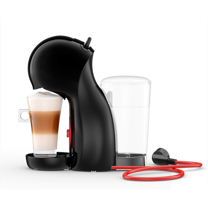 Капсульна машина De'Longhi Nescaf Dolce Gusto Piccolo XS EDG 210.B (для гарячих і холодних напоїв, тиск насоса 15 бар, ручне дозування води) чорний Чорний Одинарний