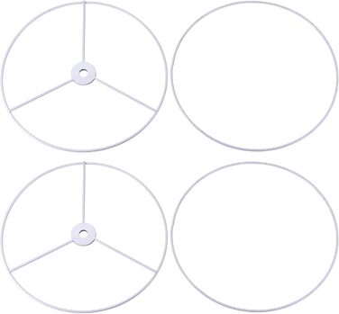 Карта джерел 2 Комплект абажура Кільце 200мм Діаметр. Каркас тримача для тримача для залізної лампи