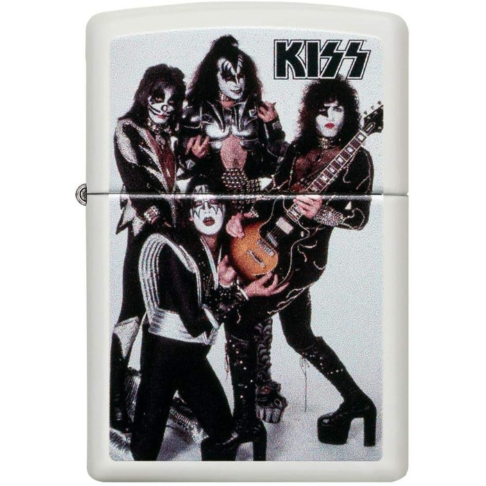 Кишенькова запальничка Zippo Kiss, біла, одного розміру