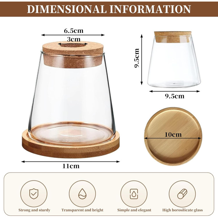 Скляна сівалка, 2 шт. станція вирощування рослин, тераріум пляшка садовий плантатор ваза скляна водяна станція для гідропоніки, будинок, офіс, прикраса столу прозора 2 шт.