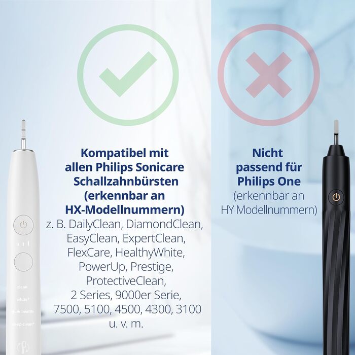 Чутливі насадки demirdental підходять для змінних щіток Philips Sonicare, м'які насадки для чутливих зубів, білі, HX6058, 8 шт.