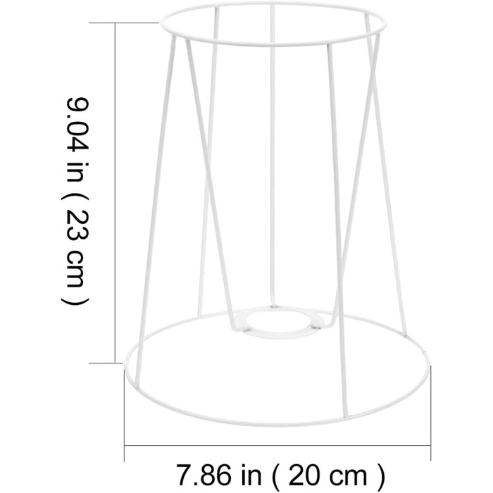 Абажур Каркас Абажур Кільце Абажур Утримує рамку Стійка Металевий дріт Кільце для виготовлення абажурів для настільної лампи E27 Торшер Підвісний світильник Тримач лампи