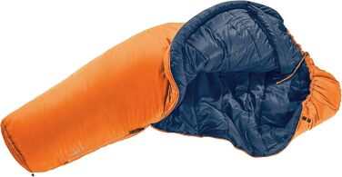 Спальний мішок deuter Orbit -5 3701424 каштаново-чорнильний Права блискавка