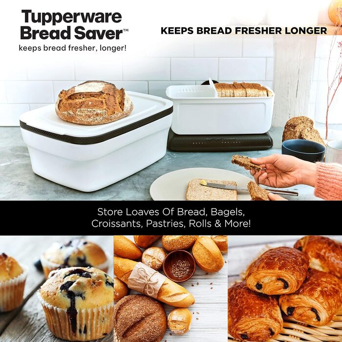 Біла чорна хлібниця Bread Guard Bread Max Box Bread &Co, 2