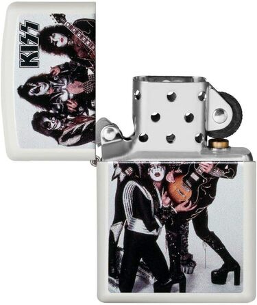 Кишенькова запальничка Zippo Kiss, біла, одного розміру