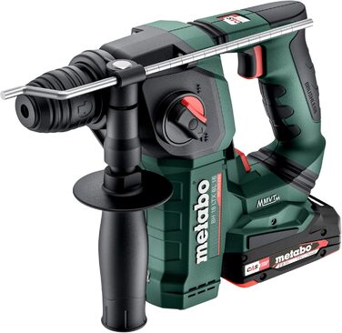 Акумуляторний перфоратор Metabo BH 18 LTX BL 16 - 600324500 - 18 В - Перфоратор з безщітковим двигуном для довбання та свердління - У комплекті з акумулятором та зарядним пристроєм