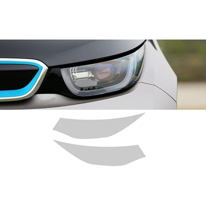 Плівка для автомобільних фар Zuphte для BMW i3 2013-2020, прозора захисна плівка для фар з TPU переднього світла автомобіля