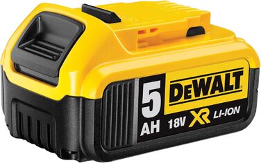 Комбінований акумуляторний дриль-шуруповерт Dewalt 18 В DCK266P2 (ударний дриль DCD796, ударний гайковерт DCF887, 2 літій-іонні акумулятори 5,0 Ач, швидкий зарядний пристрій, Tough Box DS150) одинарний