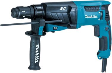 Дриль Makita HR2631FT/2, 800 Вт, 240 В, чорний, синій