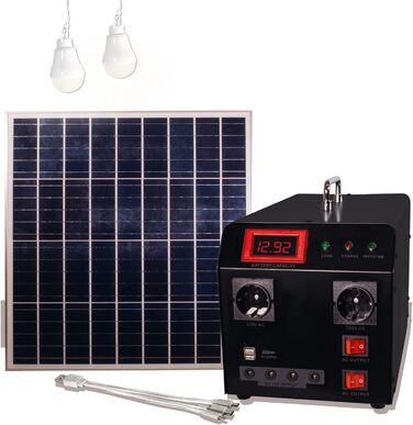 Комплект сонячної електростанції MAUK (Solar Power Pack Station Powerpack 300W) Black (Сонячна електростанція MAUK Power Pack Station Powerpack 300W)