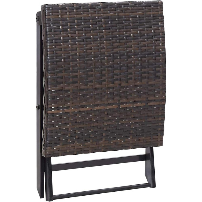 Табурет складний Poly Rattan Brown,45772