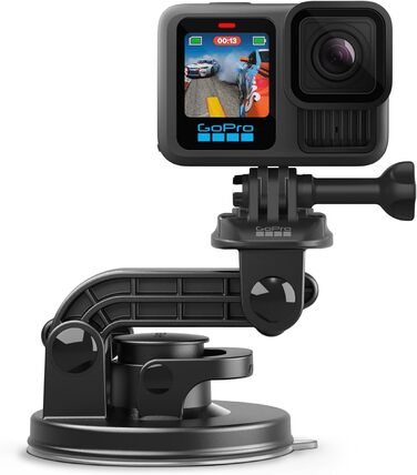 Переднє кріплення на присосці GoPro HD HERO2, HERO3, HERO3 - вигнута вертикальна пряжка зі швидким розєднанням, 2 шарнірні кронштейни, гвинти з головкою (офіційний аксесуар GoPro)