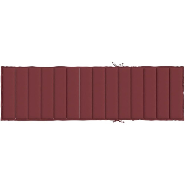 Подушка для шезлонга CIADAZ Melange Wine Red 200x60x4 см Тканина, Подушка для шезлонга, Подушка для шезлонга, Подушка для шезлонга, Подушка для лавки, Подушка для стільця для високих стільців, Подушки для шезлонгів - 4002518