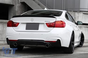 Задній дифузор MpTuned F32 F33 F36 Gloss Black Performance для BMW 4 Series 2014-2019, Performance Tuning, 435i, 440i, 435d, 440d, Задній дифузор, M-тюнінг