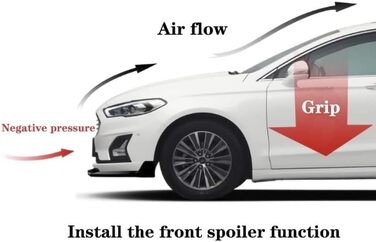 Передній губний спойлер QUNINE для BMW 3 Series E90 E91 LCI 2009-2012, передній бампер Губний спойлер Губний спліттер Дифузор Автомобільний передній спойлер Автомобільні аксесуари,2 Текстура вуглецевого волокна