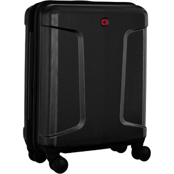 Візок для ручної поклажі WENGER Legacy DC Carry-On 14 з 4-ма колесами, 39 (44) л, твердий корпус, дами, чоловіки, відрядження, відпочинок, чорний, 610865