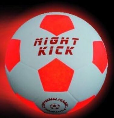 Підсвічує футбольний NIGHTKICK оригінальний, перевірений більше 10 років - тепер з BALL PUMP і запасними батареями