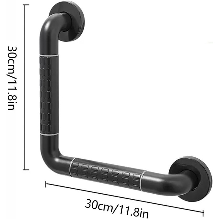 Г-подібні поручні, поручні для пенсіонерів, поручні під кутом 90 в декількох розмірах, поручні для ванн і душових кабін, поручні з нержавіючої сталі