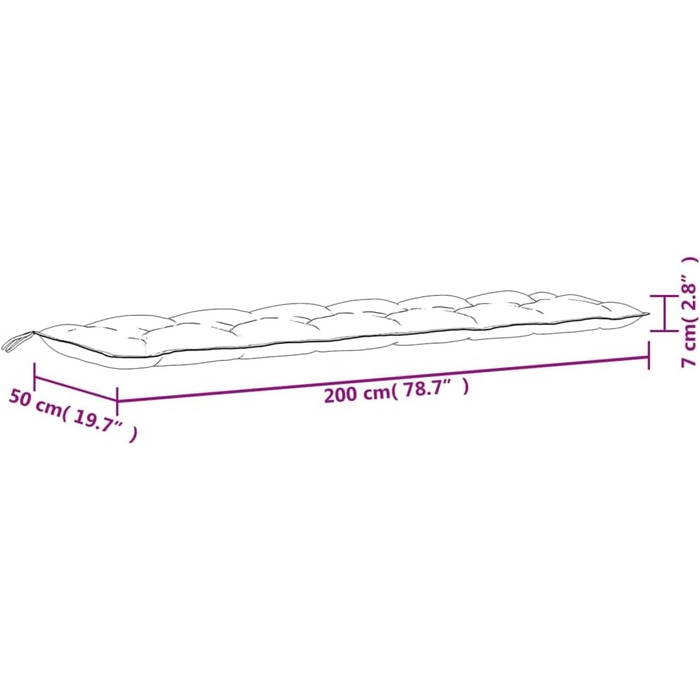 Подушка для садової лавки 2 шт., Подушка для лавки на відкритому повітрі, подушка для садової лавки, подушка для сидіння подушка для спинки, кремово-біла 200см оксфордська тканина