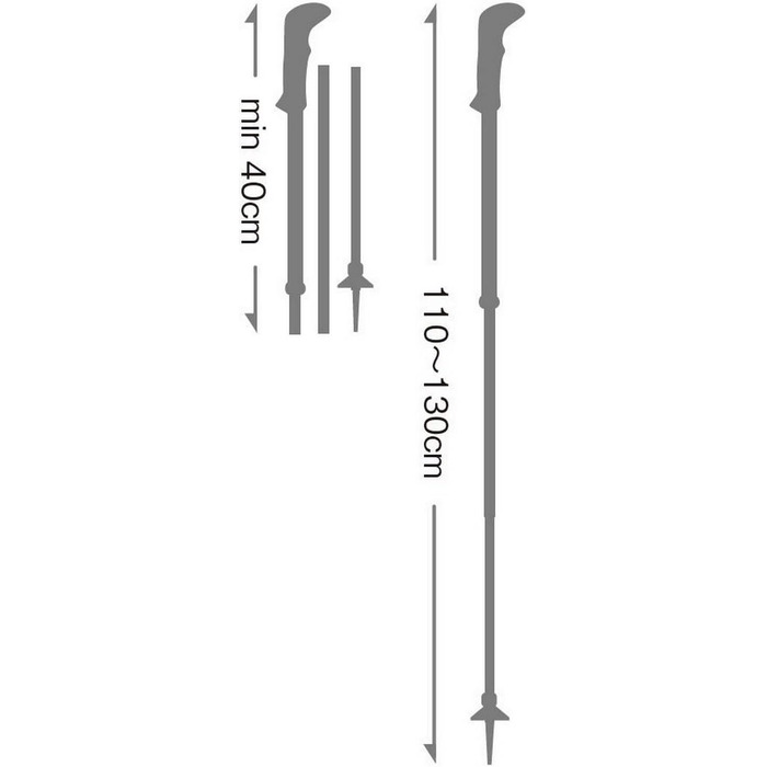 Палиці LEKI Makalu FX Carbon 110-130 см, натуральний карбон