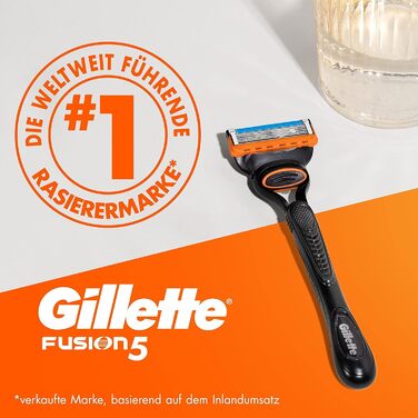 Волога бритва Gillette Fusion 5 чоловіча, бритва 4 леза бритви з 5-кратним лезом, подарунок для чоловіків Новий