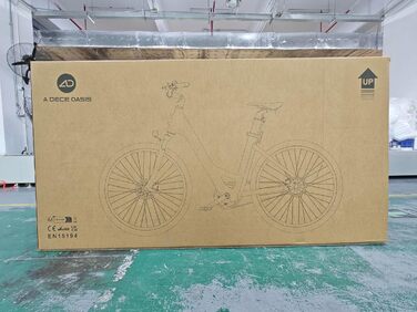 Електричний велосипед ADO E-Bike Air 28, педальний ремінний привід, 28 дюймів, датчик крутного моменту, 1 передача, задній двигун, акумулятор 345.00 Вт-год, ebike жіночий/чоловічий, багажник, лампа синього кольору