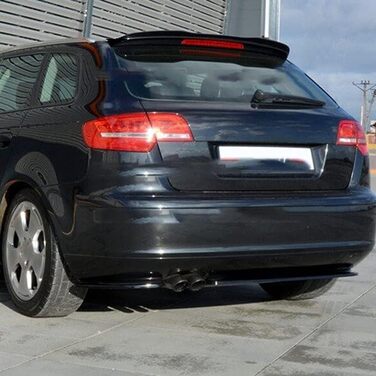 Автомобільний задній спойлер для Audi A3 Sportback 8P 2004-2013, Стійкий до подряпин заднє крило автомобіля Заднє спойлер