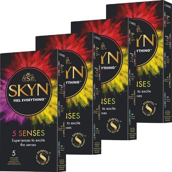 Презервативи без латексу від Sensoprene (4), 5 Senses Condoms Mix -