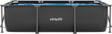 Прямокутний басейн VirtuFit Frame - Frame Pool - Frame Pool - 300 x 210 см - Включає фільтруючий насос і картридж - Швидке встановлення