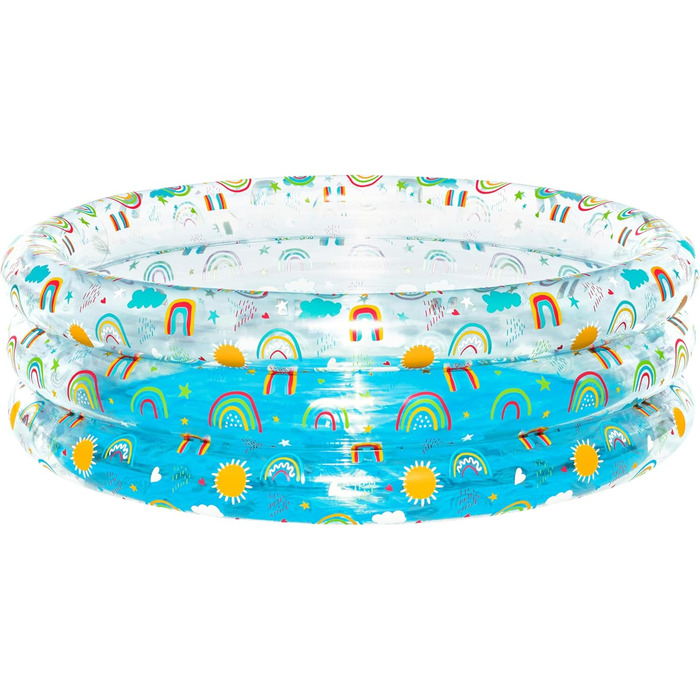 Дитячий басейн Bestway Rainbow Splash Ø 150 x 53 см