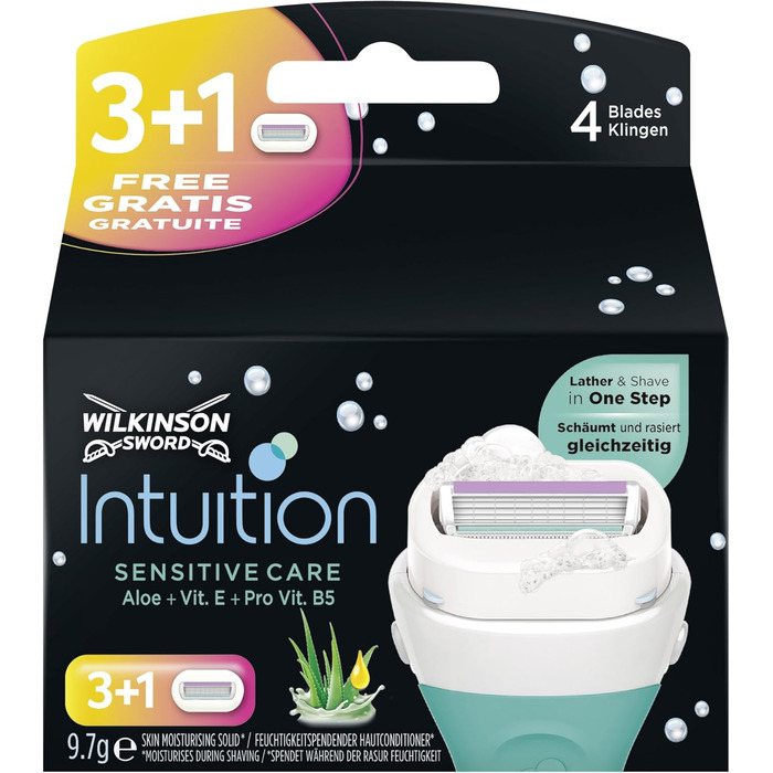 Леза для бритви Wilkinson Sword Intuition Sensitive Care для жінок, 31 шт.