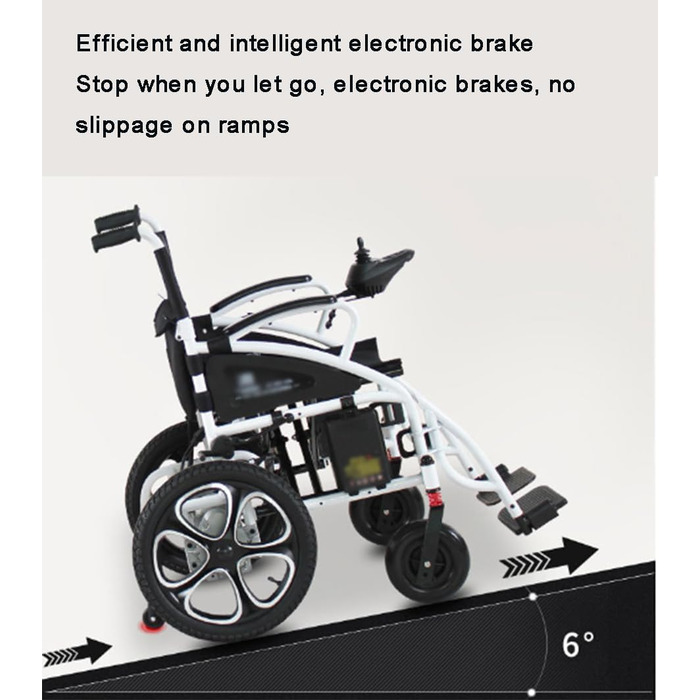 Електричний інвалідний візок для дорослих, електричний чотириколісний ходунок для людей похилого віку, розбірний, з подвійними двигунами, підходить для дому, подорожей та подорожей