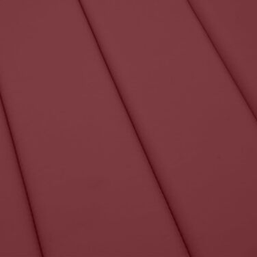 Подушка для шезлонгу ZEYUAN Melange Wine Red 186x58x3 см Тканина, Подушка для шезлонга, Подушка для шезлонга, Подушка для шезлонга, Подушка для лави, Подушка для стільця для високих стільців, Подушки для шезлонга - 4002485