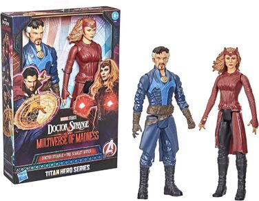 Доктор Стрендж у Всесвіті божевілля іграшки, Doctor Strange The Scarlet Witch 12-Inch-Scale 2-Pack, Doctor Strange The Scarlet Witch 12-Inch-Scale 2 Pack