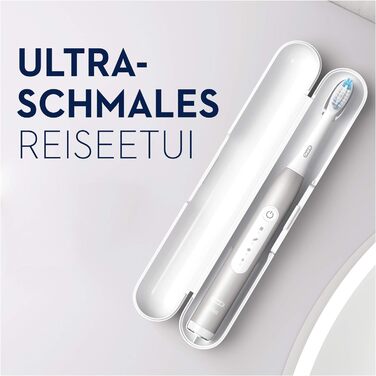 Електрична зубна щітка Oral-B Vitality Pro/електрична зубна щітка, 3 режими чищення зубів для догляду за зубами, подарунок чоловікові/жінці, дизайн коричневого, фіолетового (платинового)