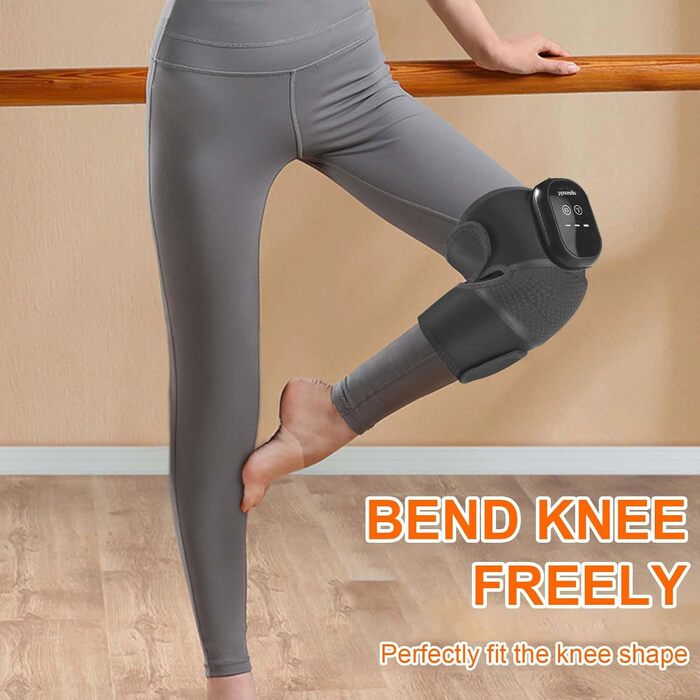 Колінний масажер, акумуляторний наколінник з підігрівом 3 в 1 Knee Shoulder Elbow Brace колінний бандаж з 5 рівнями нагріву для полегшення болю в колінах артрит