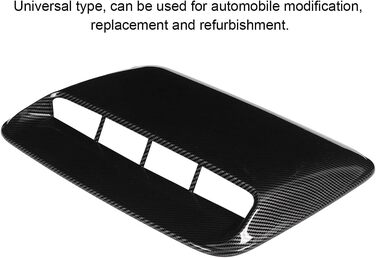 Універсальний совок капота автомобіля Декоративний впускний капот повітряного потоку Турбовентиляційний отвір Кришка для заміни автомобіля (B)