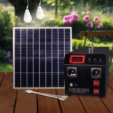 Комплект сонячної електростанції MAUK (Solar Power Pack Station Powerpack 300W) Black (Сонячна електростанція MAUK Power Pack Station Powerpack 300W)