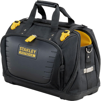 Сумка для інструментів Stanley Fatmax FMST1-80147 (з 4 відділеннями, 2 на блискавках, виготовлена з нейлону 600 x 600 ден, з пластиковою основою та м'яким плечовим ременем)