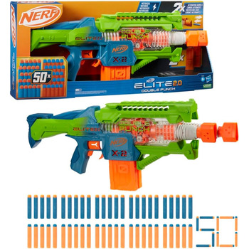 Моторизований дротиковий бластер з подвійним ударом Nerf Elite 2.0