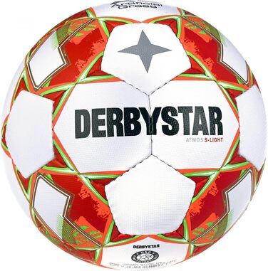 Футбольний м'яч Derbystar Унісекс Молодь Атмос S-Light Ag V23 Футбол 3 білий помаранчевий