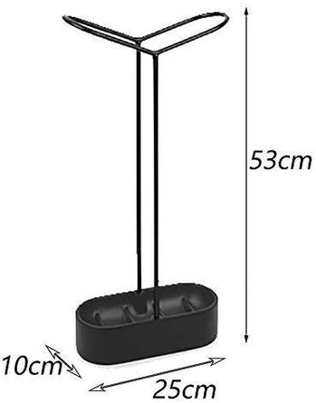 Піддон для крапель Підставка для парасольок Підставка для парасольок Вестибюль Залізна побутова підставка для парасольки на підлозі Нековзна підставка для парасольки Чорна шафа для зберігання