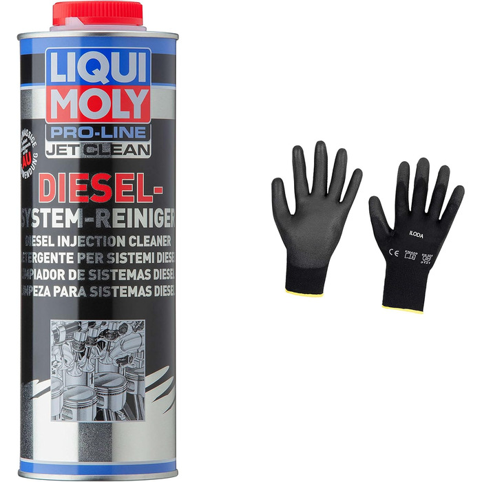 Захисні рукавички Iloda Original Liqui Moly 1l Pro-Line JetClean Diesel System Cleaner 5149