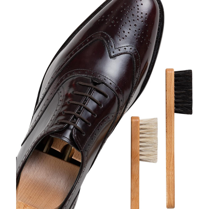 Набір для чищення взуття Shoe Shine з 9 предметів із кремом для взуття Siegol Palm Wax