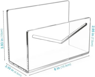Лоток для листів Yuemsh, органайзер для електронної пошти, акриловий, для стільниці, набір органайзерів для листів для офісу та школи.
