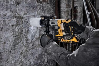 Акумуляторний перфоратор Dewalt 18В SDS-plus XR DCH172N (16 мм, безщітковий двигун, електропневматичний ударний механізм, з вбудованим світлодіодним підсвічуванням, вкл. додаткову рукоятку, поставляється без акумулятора та зарядного пристрою)