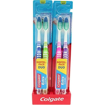 Зубна щітка COLGATE 2 шт. Extra Clean medium, 12 шт.