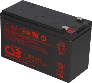 Акумуляторна батарея, сумісна з CSB-SCD110, сумісна з ДБЖ APC RBC110 Plug & Play