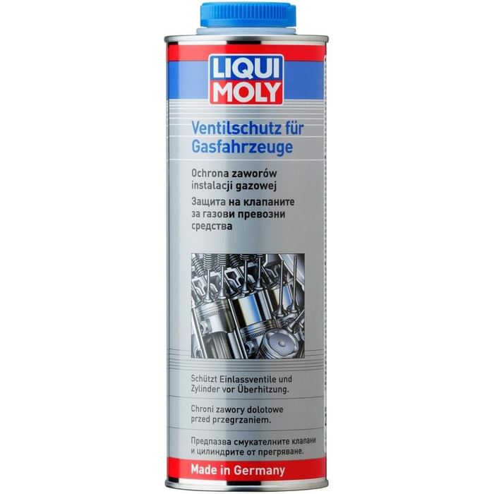 Протектор клапана LIQUI MOLY для автомобілів, що працюють на газі 1 л Присадка до бензину Номер товару 20451